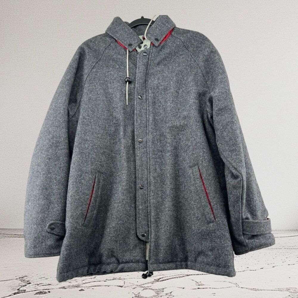 ✨VTG Pendleton Jacket Mens Sz XL Wool Gray Button Up Winter✨
